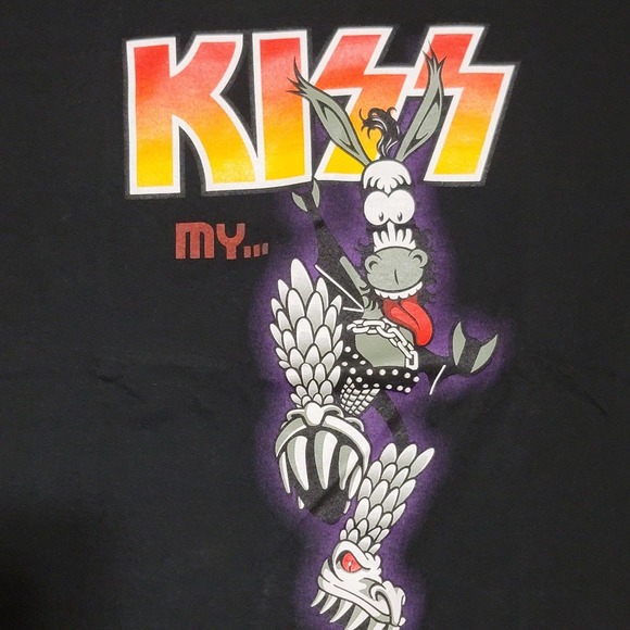 Vtg Delta KISS MY A** T-shirt - Picture 3 of 6